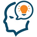 Icône conseil stratégique personnalisé.