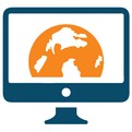 icône audit de présence numérique.