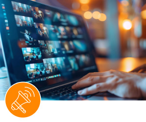 Une présence web avec un site et sur les réseaux